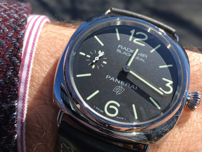 officine panerai radiomir black seal logo 3 pam00754