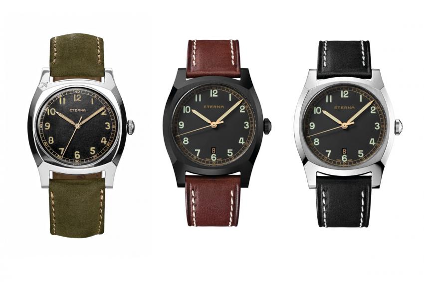 Eterna Heritage Military - two models based on a 1939 pilot's piece ...